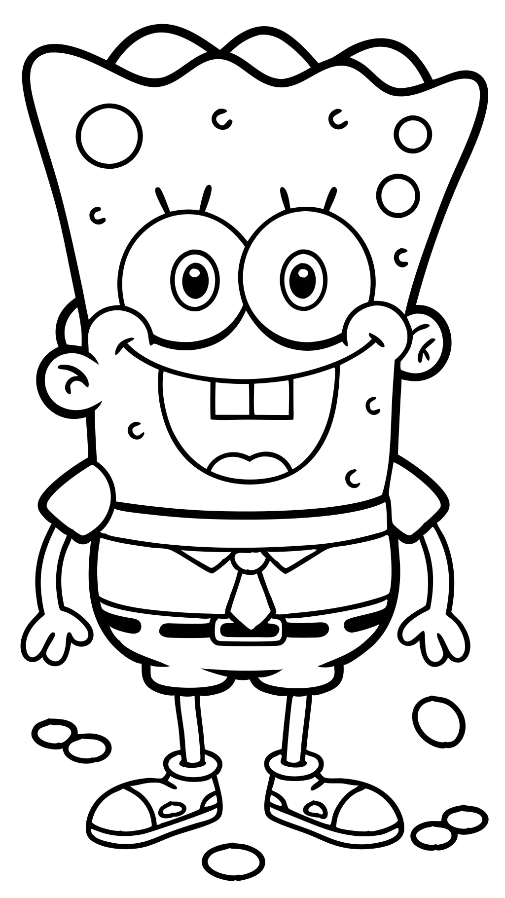 coloriages de bob éponge imprimables